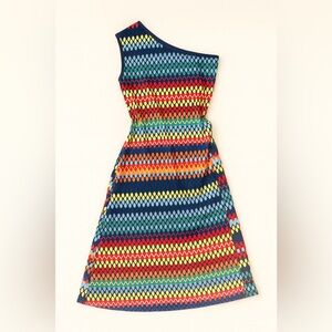 Colorful Sleeveless Patterned Dress